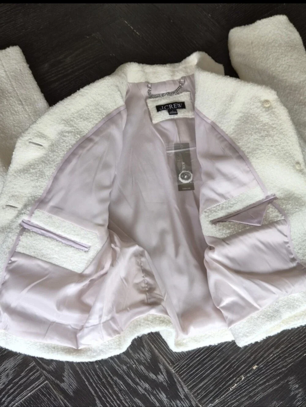 NWT J. Crew Lenore lady blazer in bouclé tweed